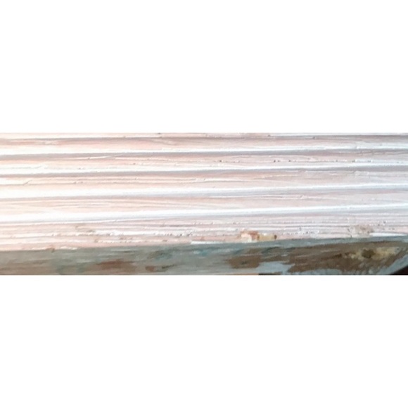 Floral Garden Cottage Oil Painting Art In Pink Painted Frame Fairy Grandma Core - Picture 7 of 7